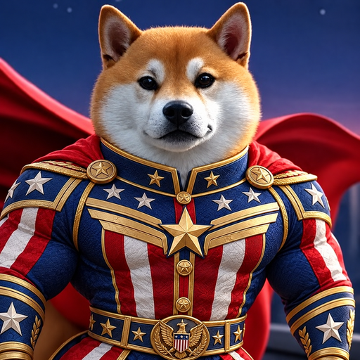 American Super Inu meme artwork, image 1